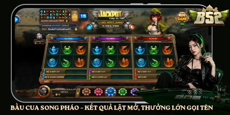 Bầu Cua Song Pháo – Kết Quả Lật Mở, Thưởng Lớn Gọi Tên
