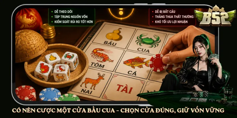Có Nên Cược Một Cửa Bầu Cua – Chọn Cửa Đúng, Giữ Vốn Vững