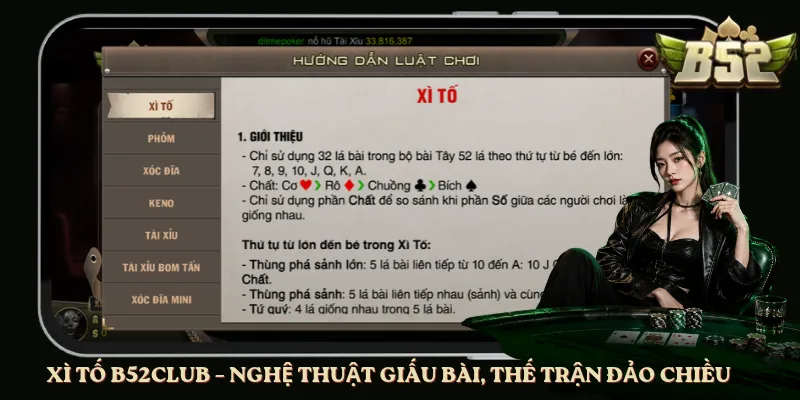 Xì Tố B52club – Nghệ Thuật Giấu Bài, Thế Trận Đảo Chiều